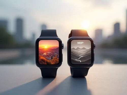 Último Blog da Empresa Sobre AMOLED vs MIP: Comparando Tecnologias de Tela para Smartwatches