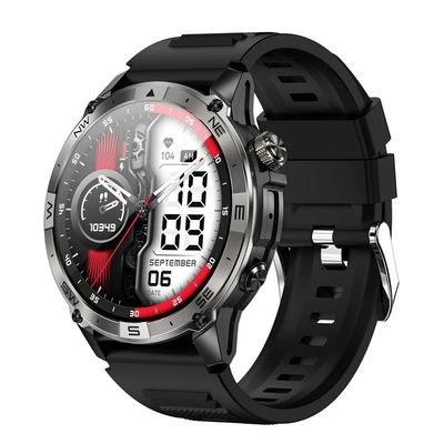 Bom preço. HK08 Preto GPS NFC Smart Watch 1.43 polegadas AMOLED touchscreen BT5.3 NFC IP68 Frequência cardíaca 466x466 on-line