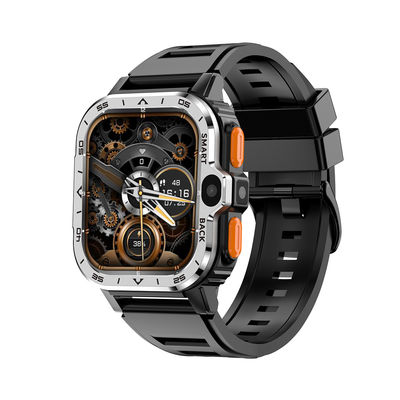 PGDWATCH 4+64GB Prateado Android Square Fitness Watch HD Dual Camera NFC 4G