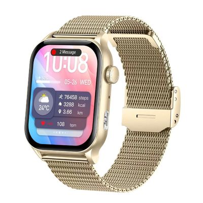 1.53 polegadas Android Square Smartwatch Suporte BLE5.3 Carregamento magnético