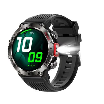 Bom preço. 1.43 polegadas de forma redonda Smart Watch carregador sem fio gravador pulso à prova d'água relógio on-line