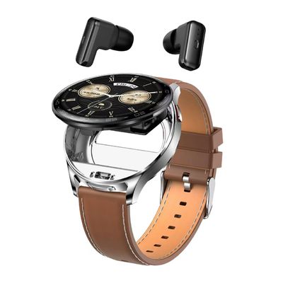Conecte-se e experimente o futuro do áudio sem esforço com o relógio inteligente TWS e os fones de ouvido sem fio