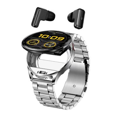 Bom preço. Experimente a combinação perfeita de estilo e função com o relógio inteligente TWS e os fones de ouvido sem fio on-line