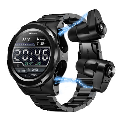 Bom preço. Bluetooth 5.0 TWS Fitness Watch com bateria e 4 horas de tempo de música para entretenimento on-line
