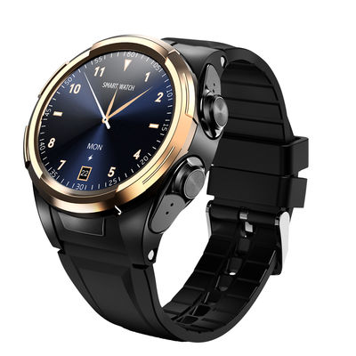 Bom preço. Ecrã IPS Fone de Ouvido Sem Fio Smart Watch Faixa de Aço Smartwatch E Earbuds 2 em 1 on-line