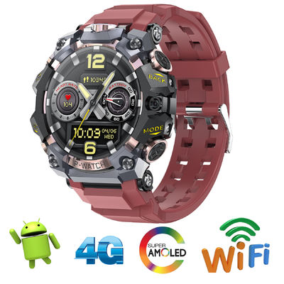 Relógio inteligente de 4G para exterior Relógio inteligente rastreador de fitness Android 8.1 OS com bandas de frequência globais