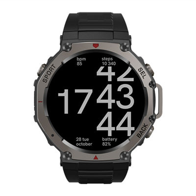 DM58-GPS relógio de rastreamento GPS 1,43' AMOLED HD e sensor de frequência cardíaca de alta precisão