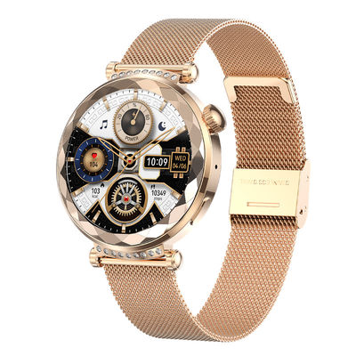 Bom preço. Monitor de Saúde Smart Watch Para Mulheres Controle de Voz Player de Música Moderna on-line