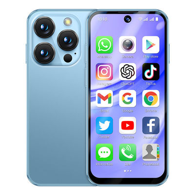 4G 3.88'MT6762 Dual SIM 5MP Câmera WIFI FM Bluetooth Tipo-C impressão digital Android Mini Smartphone