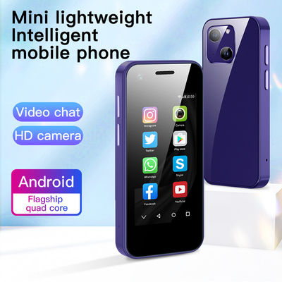 Mini 3G Smart Phone XS13 PRO 2+16GB Android 9.0 2.5'Ecrã Tipo-c Cartão Duplo
