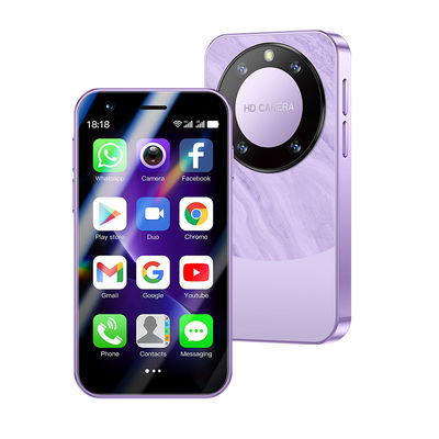 F8 Pro Max Pequeno Telefone Móvel 3G 3.0'' 1+16GB Android 8.1 Reconhecimento Facial 2000mAh Dual SIM