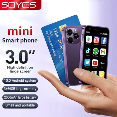 Bom preço. Quad Core 4G Mini Smartphone 3+32GB XS16 Android 10.0 Smartphone de tela de 3 polegadas on-line