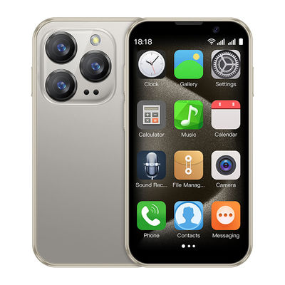 900mAh 3G Mini Phone Reconhecimento facial 2GB + 16GB Novo XS18 Pro 3G