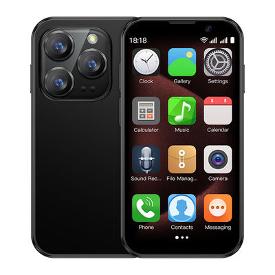 Bluetooth 4.0 3.0' Mini Phone 2+16GB Novo XS18 Pro 3G Reconhecimento facial 900mAh Dual SIM