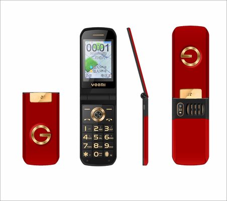 YEEMI G9000 Flip Mobile Phone 2.6'Ecran Keyboard Dual SIM Card Lâmpada de mão voz mágica