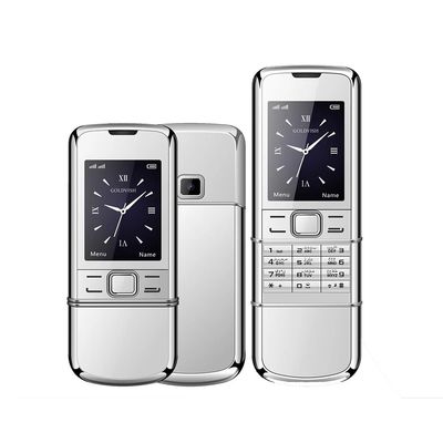 Bom preço. Novo clássico 8800 2G GSM Dual SIM Bluetooth Slider Telefone Móvel 2.4 polegadas tela on-line
