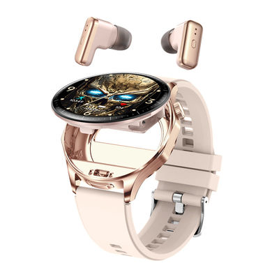 3 IN 1 fones de ouvido sem fio Bluetooth Smart Watch TWS Fones de ouvido incorporados 1.43' T98