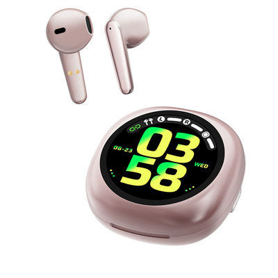 Bom preço. T19 Smart Buds Fones de ouvido Bluetooth sem fio com bateria de 300 MAH e AI BT 5.4/3.0 Potência de resolução 240 * 240 on-line