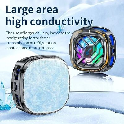 Bom preço. Telefone móvel Semicondutor magnético de apoio Universal radiador de refrigeração X76 on-line