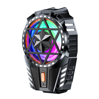Bom preço. X112 Ventilador de refrigeração de telefone 300mah Recarregável com luz RGB Três velocidades ajustáveis on-line