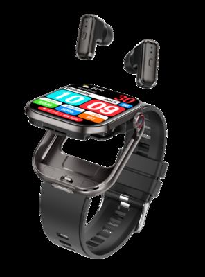 Bom preço. T99 2 em 1 Smartwatch Fones de ouvido TWS sem fio 2,02 polegadas IPS Chamada Bluetooth IP67 à prova d'água 300mAh on-line