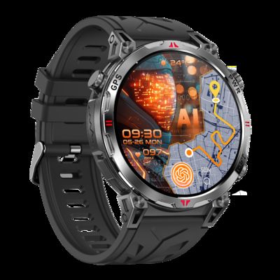 Bom preço. Smartwatch profissional esportivo com rastreamento de fitness à prova d'água 3ATM, chamada BT, GPS, AMOLED, 650Mah on-line