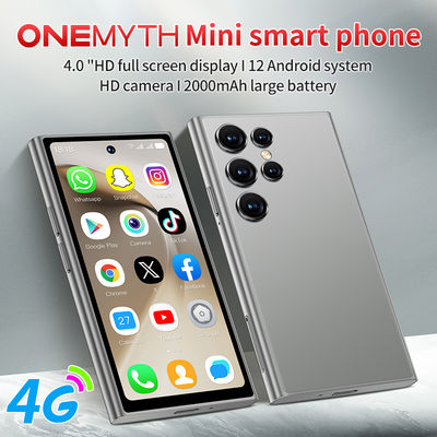 Bom preço. 4G Mini Smartphone 4.0 Inch Display Android 12 Dual SIM 2+16GB ROM 5MP Câmera Fronteira e traseira on-line