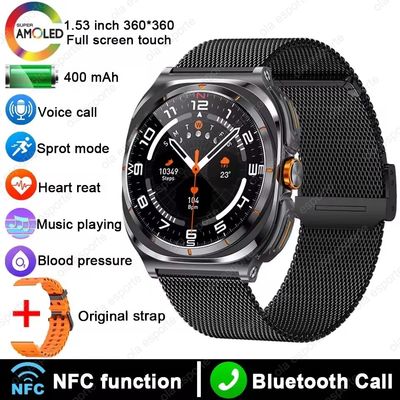 Bom preço. Smartwatch 2 em 1 com tela sensível ao toque de alta resolução e fones de ouvido sem fio para controle de música e chamadas on-line