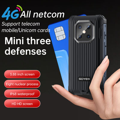 Bom preço. Mini Smartphone Robusto MAXO IP68 à Prova D'Água 3.88'' IPS Android12 6+128GB 3000mAh on-line