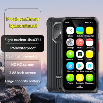 Bom preço. IPS Android12 6+128GB 3000mAh MAXO Rugged Smartphone IP68 Mini Waterproof 3.88 '' on-line