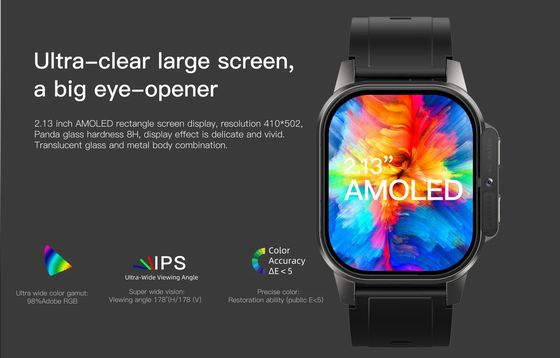 Bom preço. Rainbuvvy Estilo 4G LTE Smart Watch 2.13 