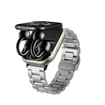 TWS 2 em 1 Bluetooth Wireless Call D12 Headset Music Playback Sport Fitness Tracker Smartwatch
