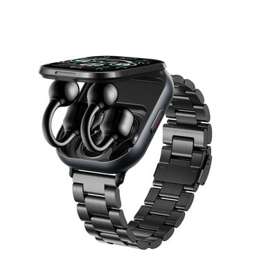 TWS 2 em 1 Bluetooth sem fio chamada D12 reprodução de música Sport Fitness Tracker fones de ouvido Smartwatch