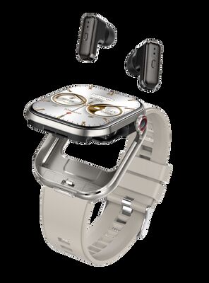 T99 TWS Smart Watch Fones de Ouvido Sem Fio BT5.0 Chamada Bluetooth IP67 À Prova D'água 300mAh