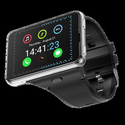 Bom preço. Relógio inteligente 4G 5G com tela de toque redonda de 2,88 polegadas, monitor de frequência cardíaca e posicionamento GPS on-line