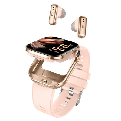 2 em 1 Smart Watch Incorporando cabo de carregamento USB para carregamento seguro e eficaz Adequado