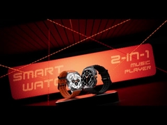 TWS Headset 2 em 1 NFC 1.53 polegadas AMOLED Fitness Tracker Saúde Smartwatch GT98 Ultra