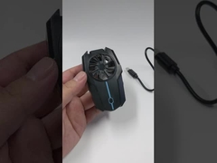 Ventoinha de refrigeração para telemóvel F15, radiador refrigerado a ar, clip traseiro para jogos, para iPhone Android PUBG Gamin
