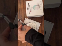 Máquina de barulho branco de bloqueio infantil com luz noturna de cinco cores 30 sons calmantes Função de temporizador