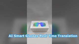 X01 AI ChatGPT Assistant, controle de voz, câmera de tradução em tempo real Óculos de sol AI Smart Glasses