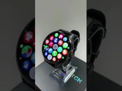 Versão Global DM82 4G Android 8.1 OS Smart Watch Tela AMOLED de 1,75 polegadas HD 180° Rotação
