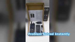 UNIWA 2.4" Zello Walkie Talkie F41 4G Smartphone Android 8.1 telefone-y-comunicação à prova d'água PTT 46