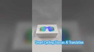 Óculos de ciclismo para esportes ao ar livre Q01 Pixel 6 eixos EIS anti-vibração Smart AI Translation Glasses Support